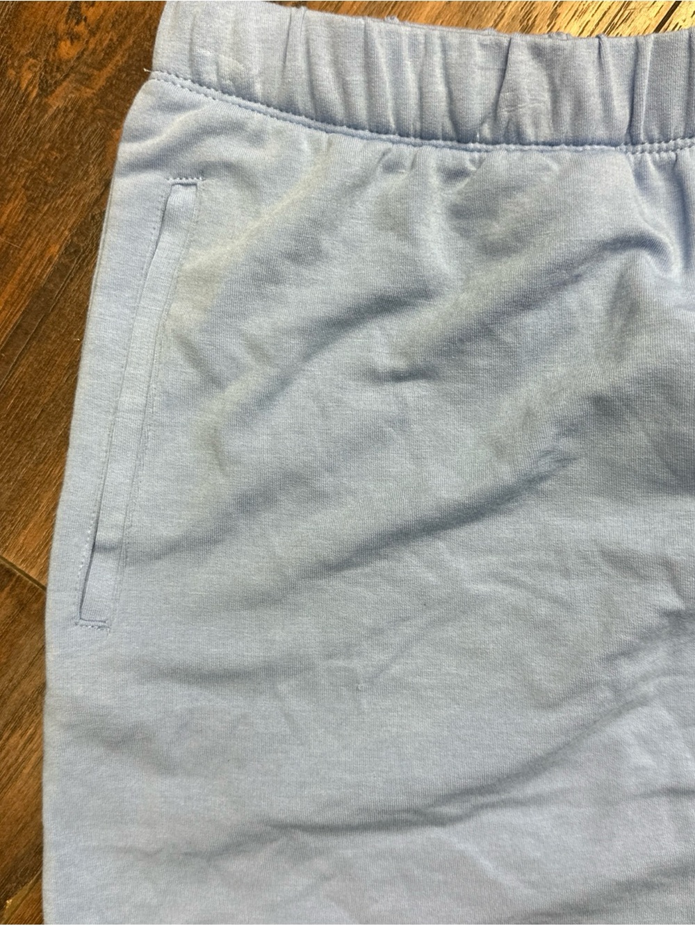 New Women’s Wild Fable Sweat Shorts Cotton Waistband Light Blue XXL <<<<423>>> - Picture 4 of 8